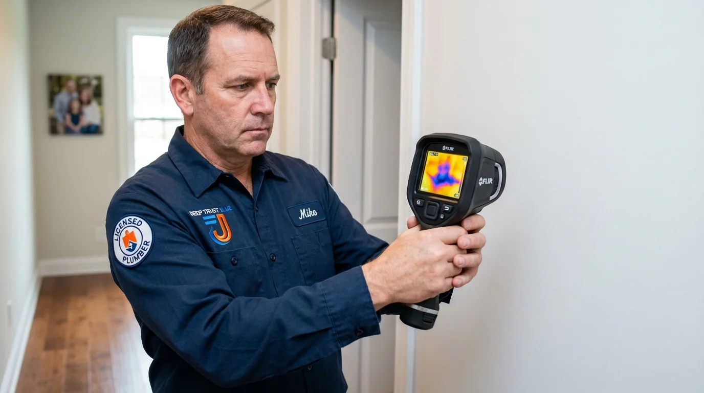 Thermal imaging leak detection by Johns Plumbing LLC in Puerto Real