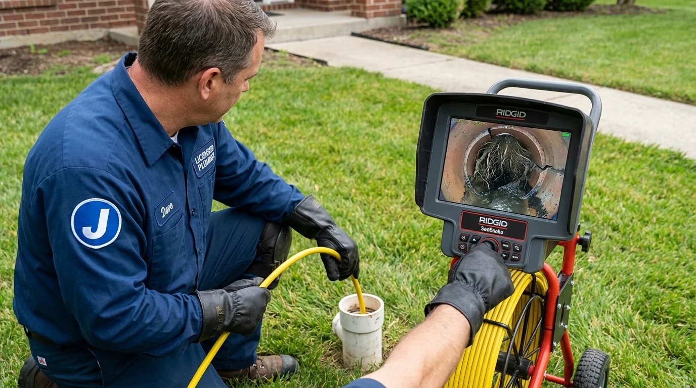Sewer camera inspection being performed by Johns Plumbing LLC in Puerto Real